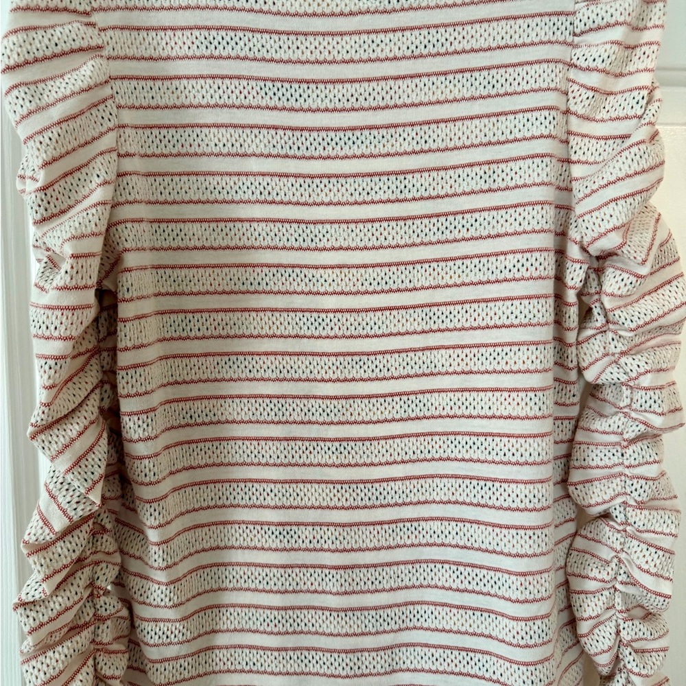 Loft | Ruffle Long Sleeve Top | Med - Picture 2 of 9